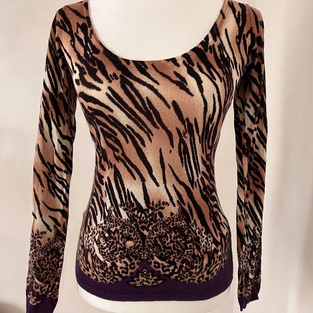 Versace silk and cashmere knit